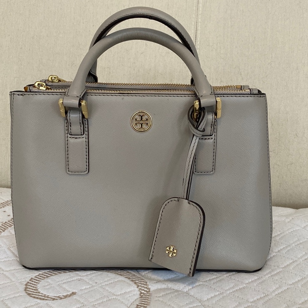 Tory Burch Mini Tote Gray